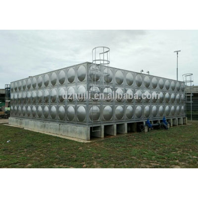 品質  Water Storage 100000 Liters Welding Stainless Steel Drinking Water Storage Tank SS 304 Food Grade 316 Large Cold Sectional Water Tank 工場